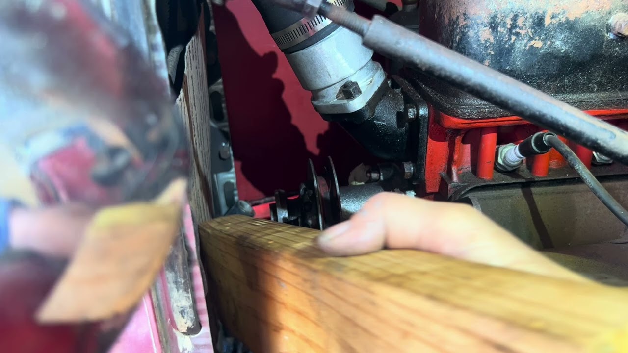 MG TD water pump pulley debacle