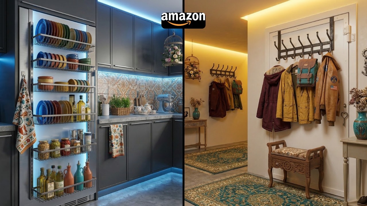 Лайфхаки от Amazon для дома, которые МГНОВЕННО удвоят ваше пространство (подходят для арендаторов!)