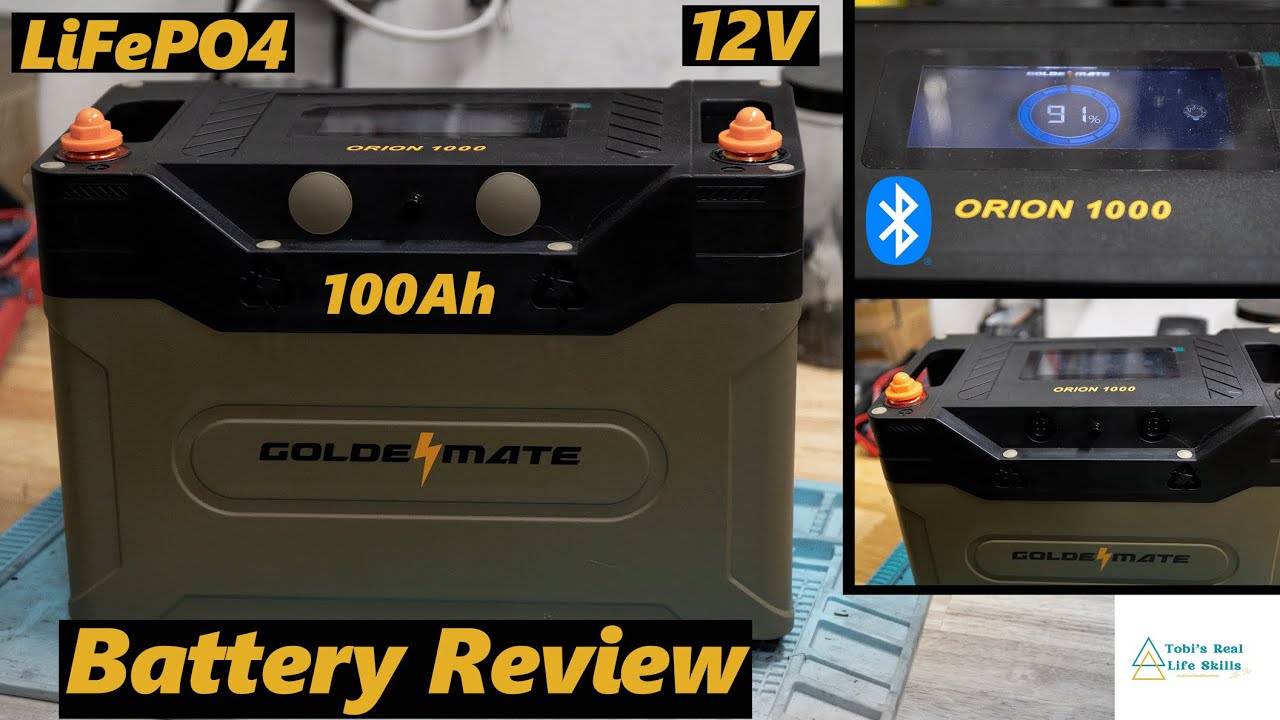 High quality GoldenMate Orion 1000 LiFePO4 12V 100Ah | Review