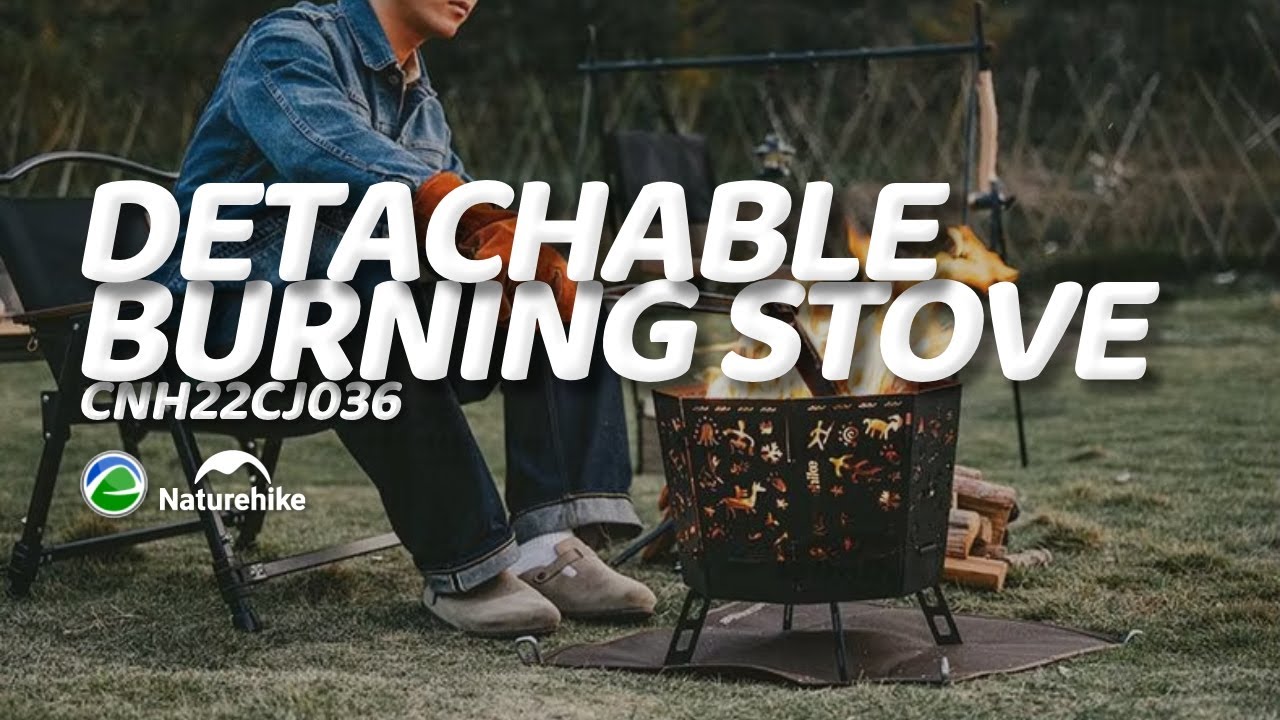[ASMR] DETACHABLE FIREWOOD STOVE NATUREHIKE (CNH22CJ036) | SETUP