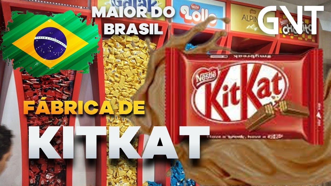 A MAIOR FÁBRICA DE KITKAT DO MUNDO - Fábrica de Chocolates da Nestlé em Caçapava - São Paulo Brasil