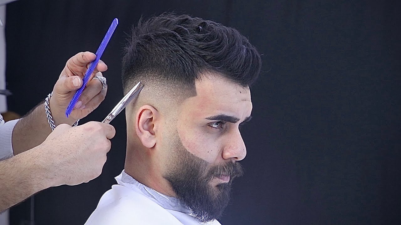 🙅🏻‍♂️تعليم احدث تقنيات تدريج الشعر 3D واللحية الاحترافي العالمي خطوة بخطوة بالمكينة الامريكي 2022