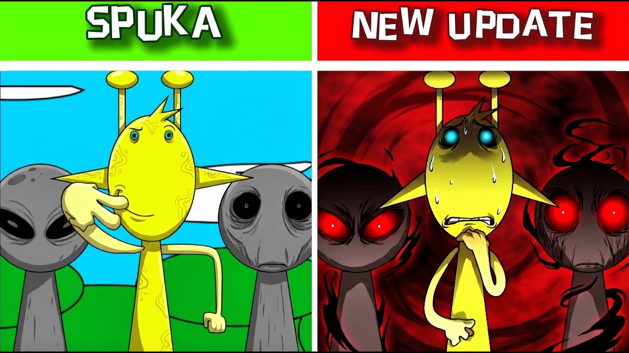 Sprunki: SPUKA vs NEW UPDATE (New Animations!) Mod Comparison