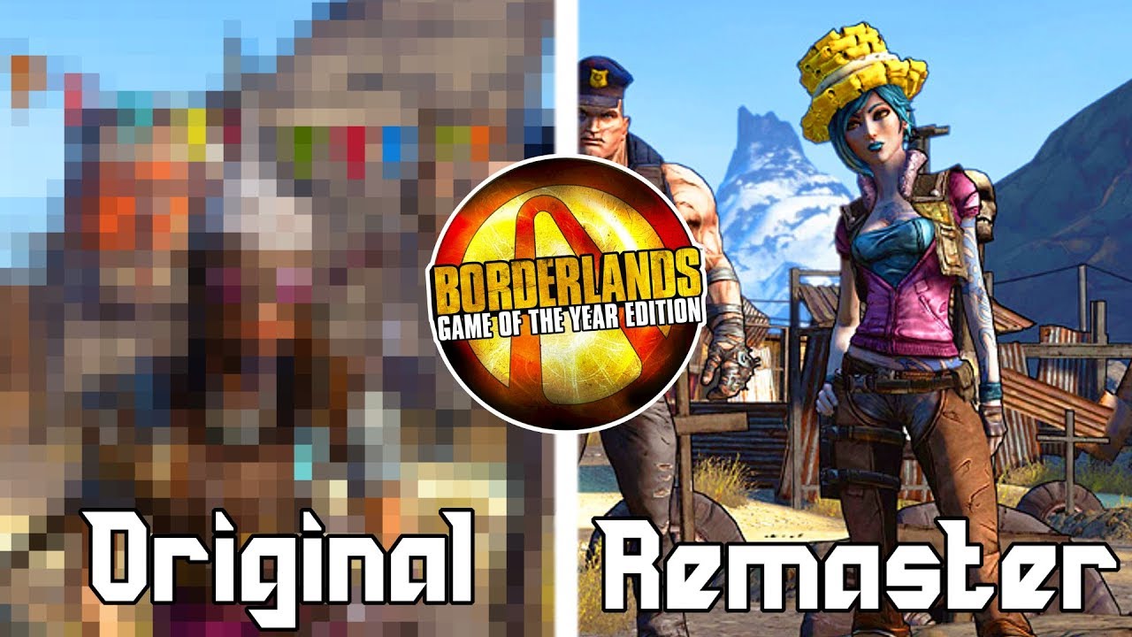Borderlands vs Borderlands Remastered Graphics/Gameplay Comparison