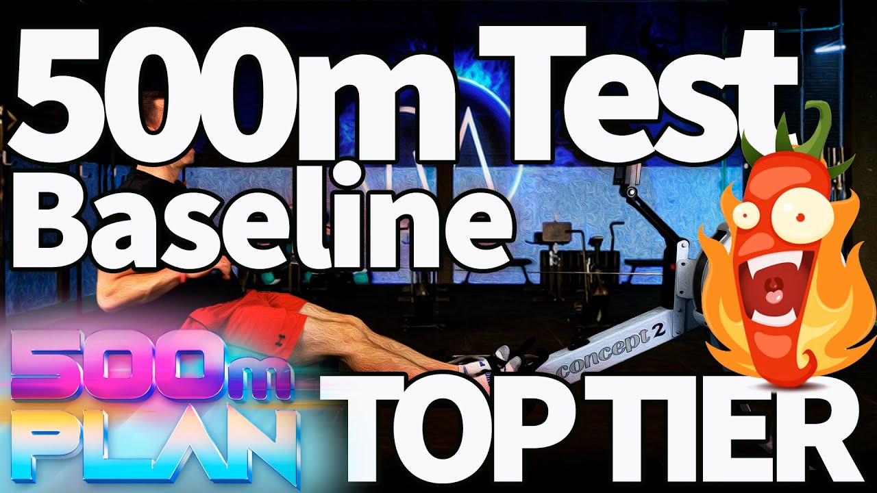 500m Rowing Test - Baseline Time Trial with Full Race Warmup | 500m Plan Week 1 | RowAlong