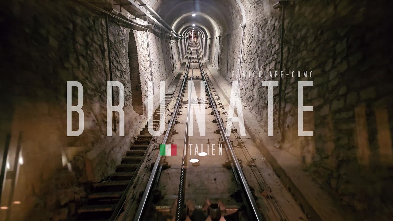Funicolare Como - Brunate - Funicular Seilbahn - Lake Como - Italien Italia Włochy #italy #travel