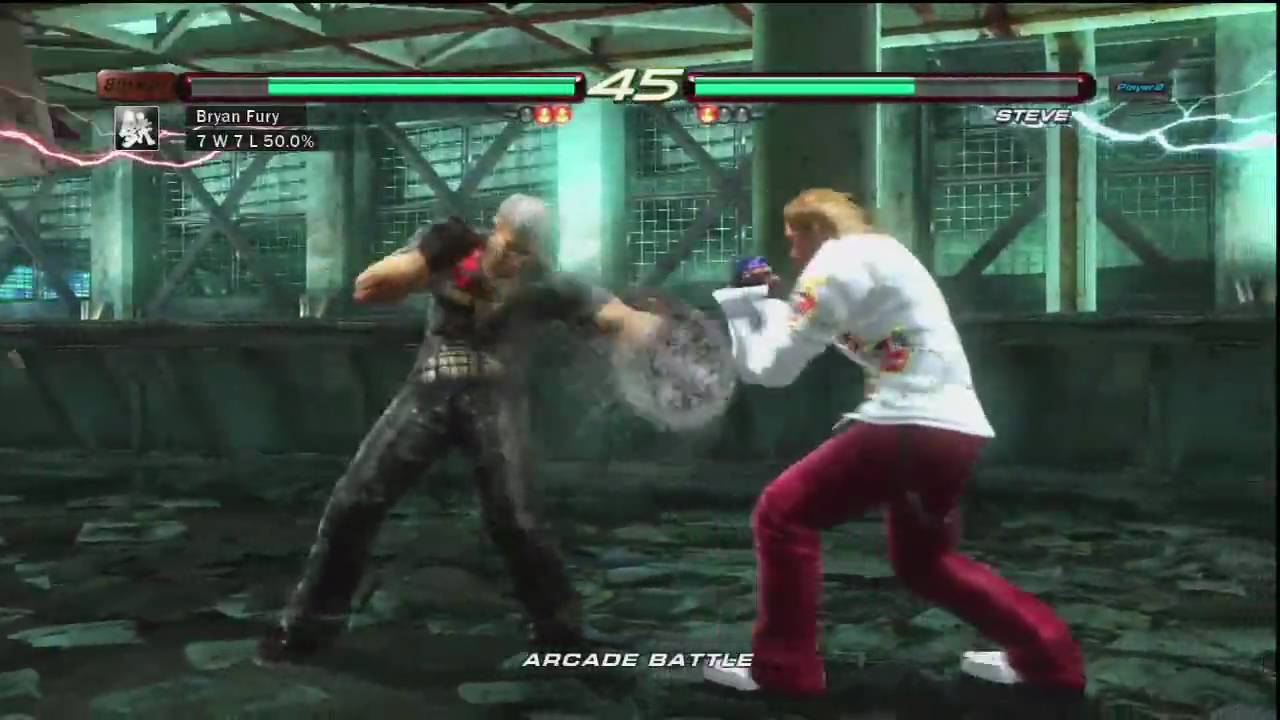 KNEE против NIN - TEKKEN 6 SUPER NCR - ЧАСТЬ 1