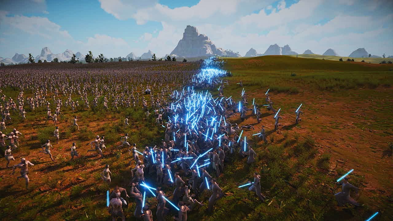 10.000 Jedi VS 5 MILLION Zombies ! Ultimate Epic Battle Simulator 2 - UEBS 2