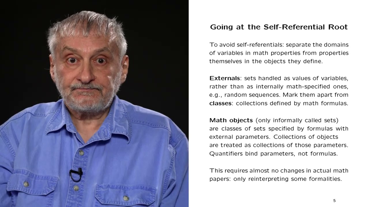 Leonid Levin   Set Theory in the Foundations of Mathematics