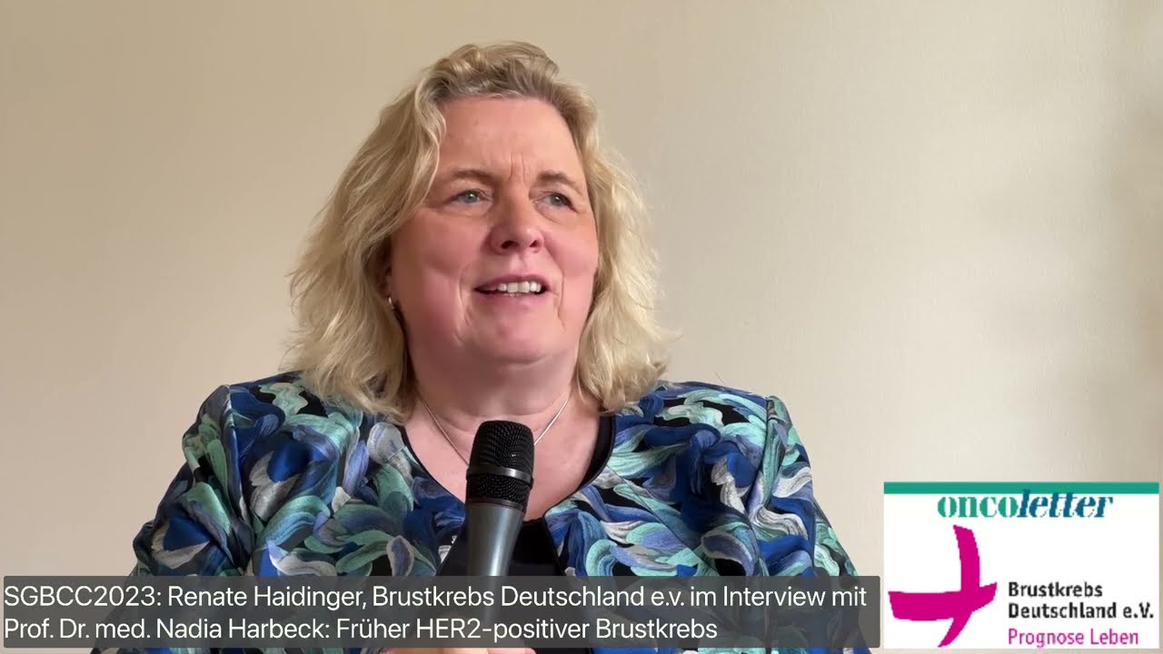 SGBCC2023: Früher HER2-positiver Brustkrebs, Prof. Harbeck