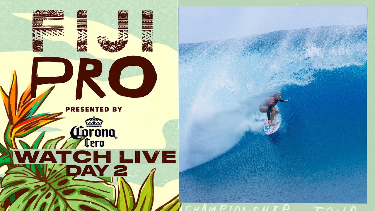 🔴 WATCH LIVE - Fiji Pro presented by Corona Cero 2026 - Day 2 - WSL Championship Tour