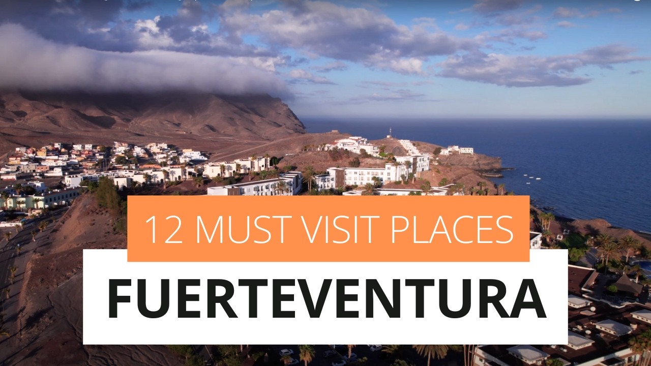 12 Must Visit Places on Fuerteventura (Canary Islands) - 4K Aerial Drone Tour