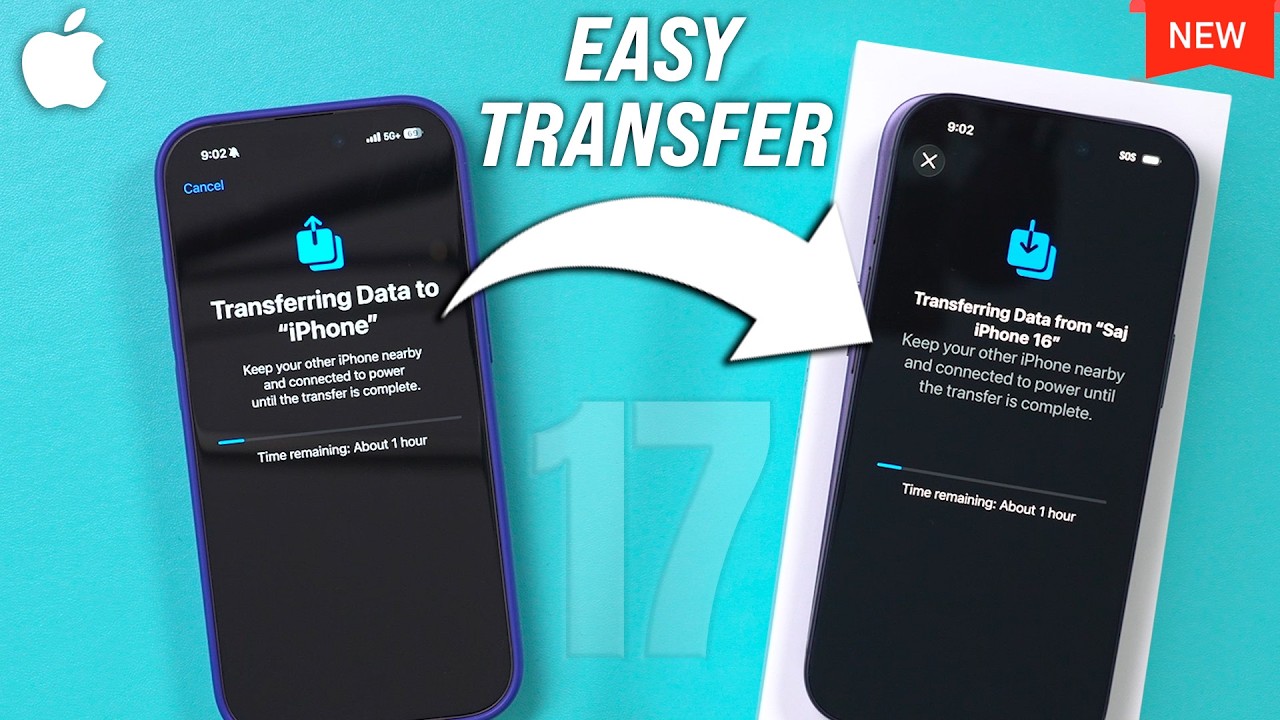 Как перенести все данные со старого iPhone на iPhone 17 и 17 Pro