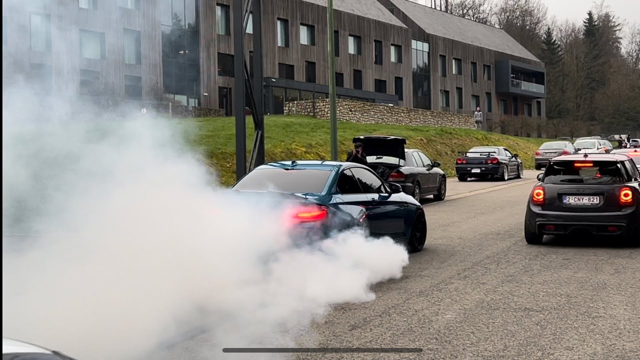 BEST OF Burnout, Flames, powerslides Spa Francorchamps BDG#5 2023 - Les Brûleurs de gommes