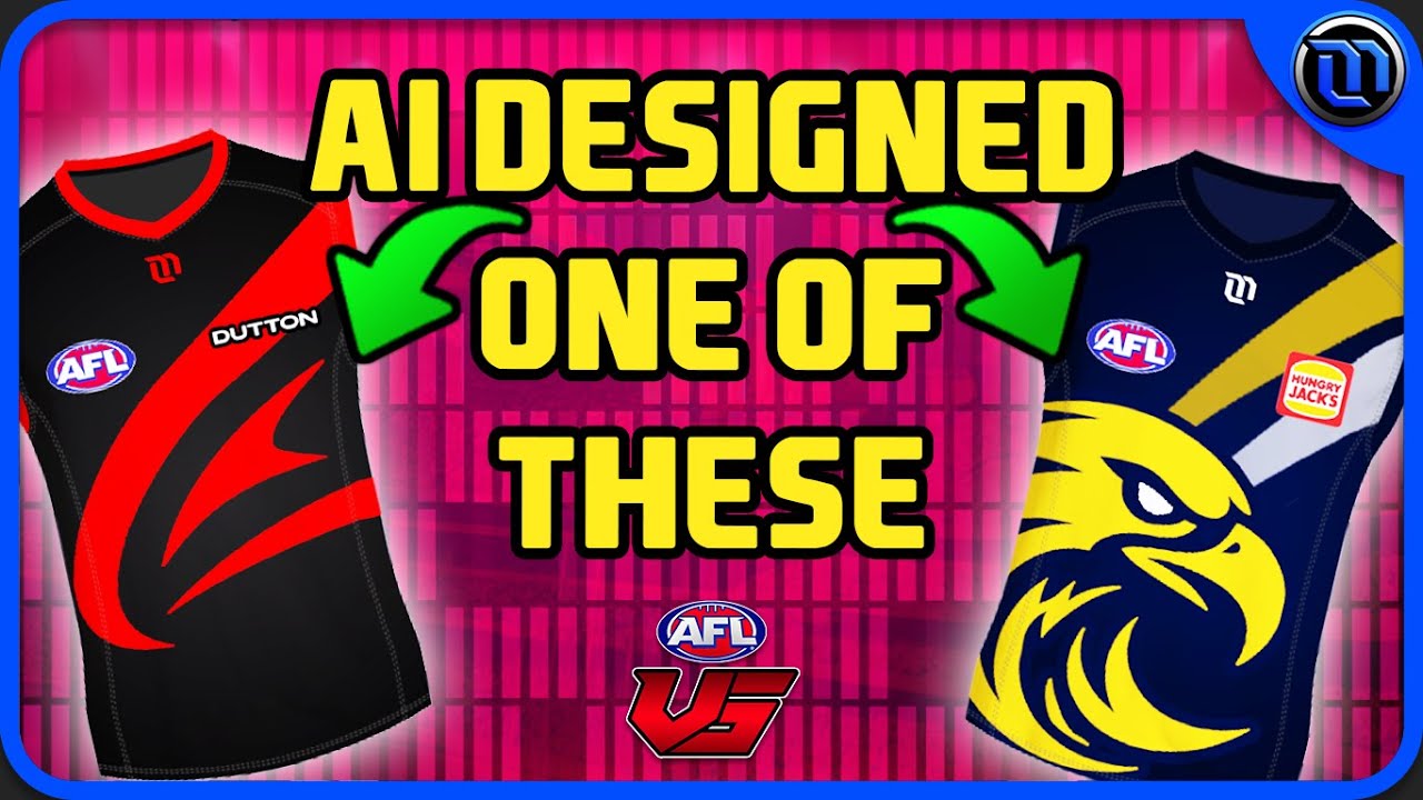 It’s Me vs Ai—Who Will Design the Better AFL Guernsey?
