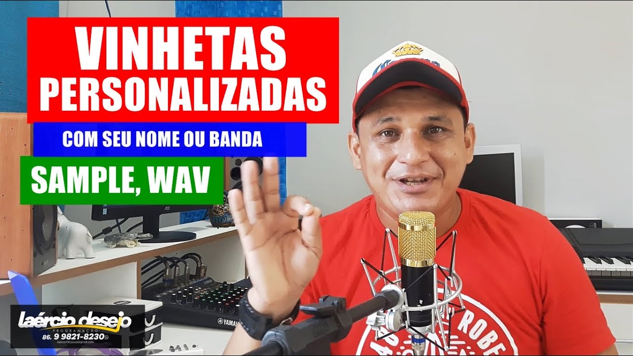 VINHETAS PERSONALIZADAS COM SEU NOME OU NOME DA SUA BANDA.