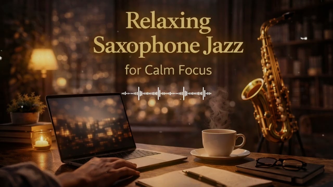 Relaxing Saxophone Jazz for Calm Focus