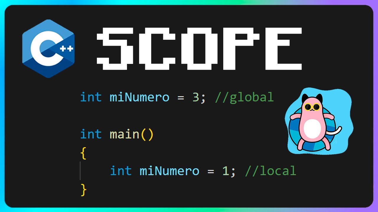📌 Operador de resolución de AMBITO en C++ 👈😉 – ¿Qué es el scope en C++? | Curso de C++ 🌎 #31