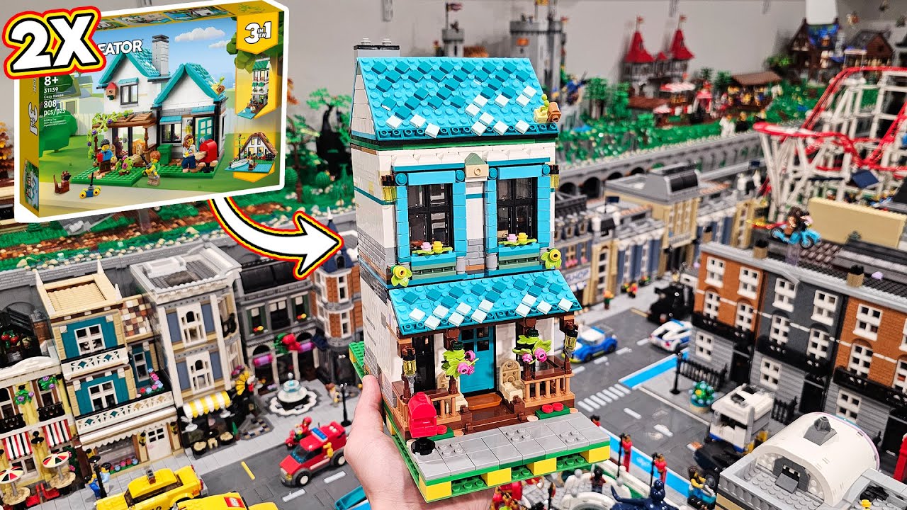 Модульное здание LEGO Cozier Home рассмотрено и размещено
