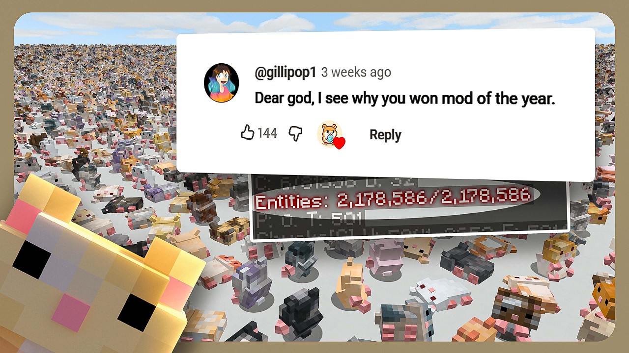 I Spent 3000 Hours Making the Most Detailed Pet Mod in Minecraft History