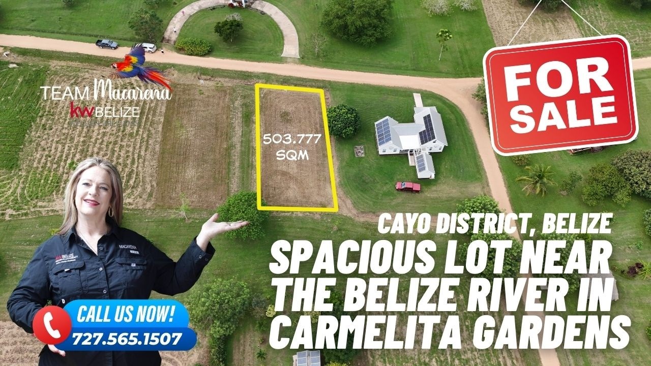 Belize Real Estate Macarena Rose - Spacious Lot Near the Belize River in Carmelita Gardens, Cayo