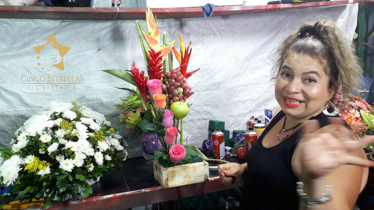 frutero exótico floristería cinco estrellas - como hacer un frutero exótico - ramo exótico