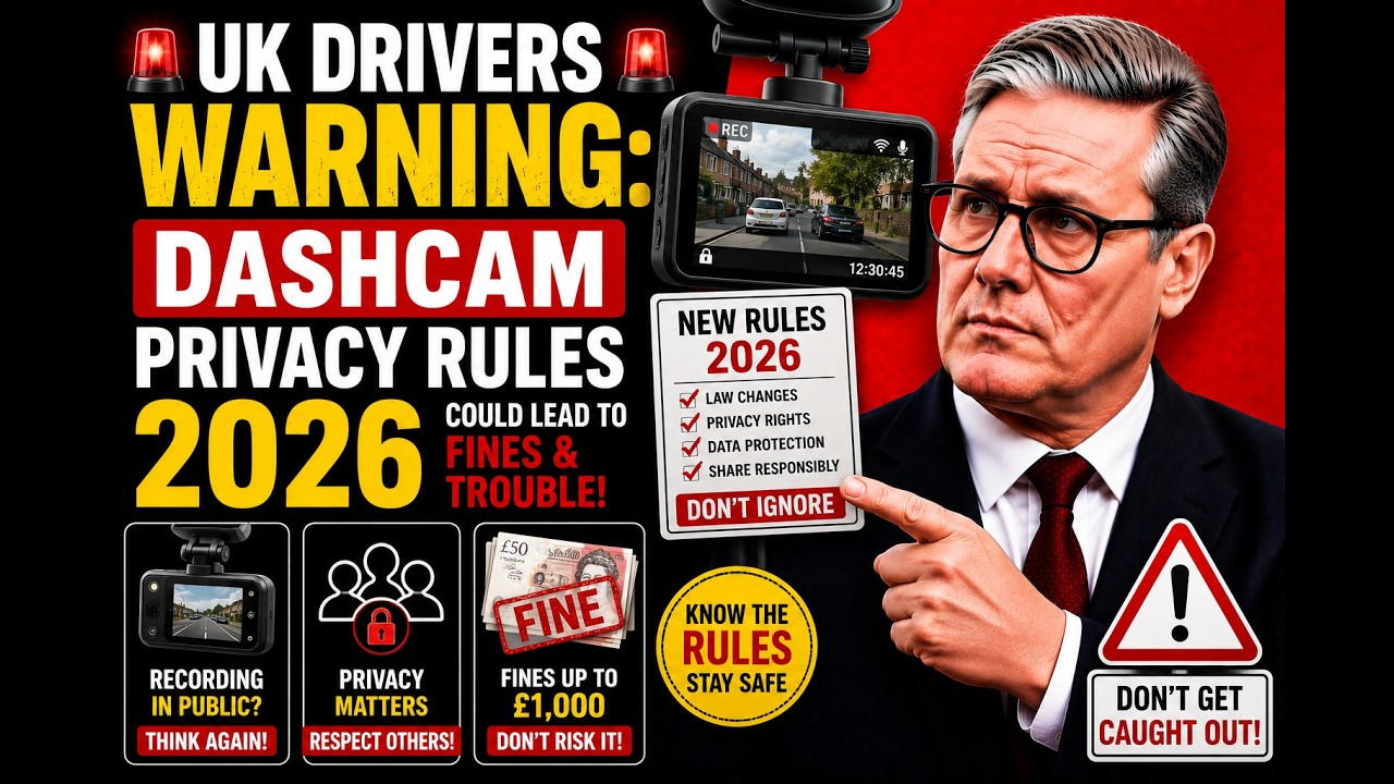 UK Drivers Warning Dashca Privacy Rules 2026 Could Lead to Fines & Trouble!