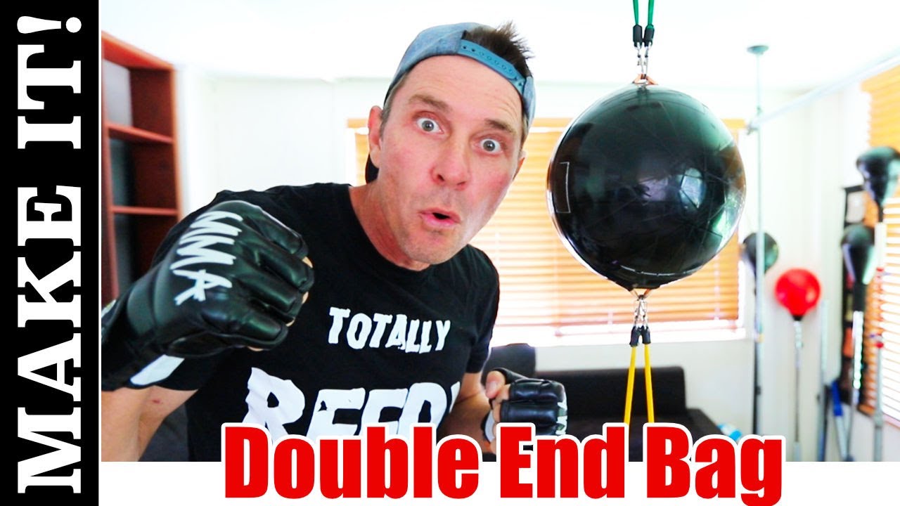 How To Make a Double End Reflex Boxing Bag and Anchor it with a Double Suction Cup to Your Ceiling