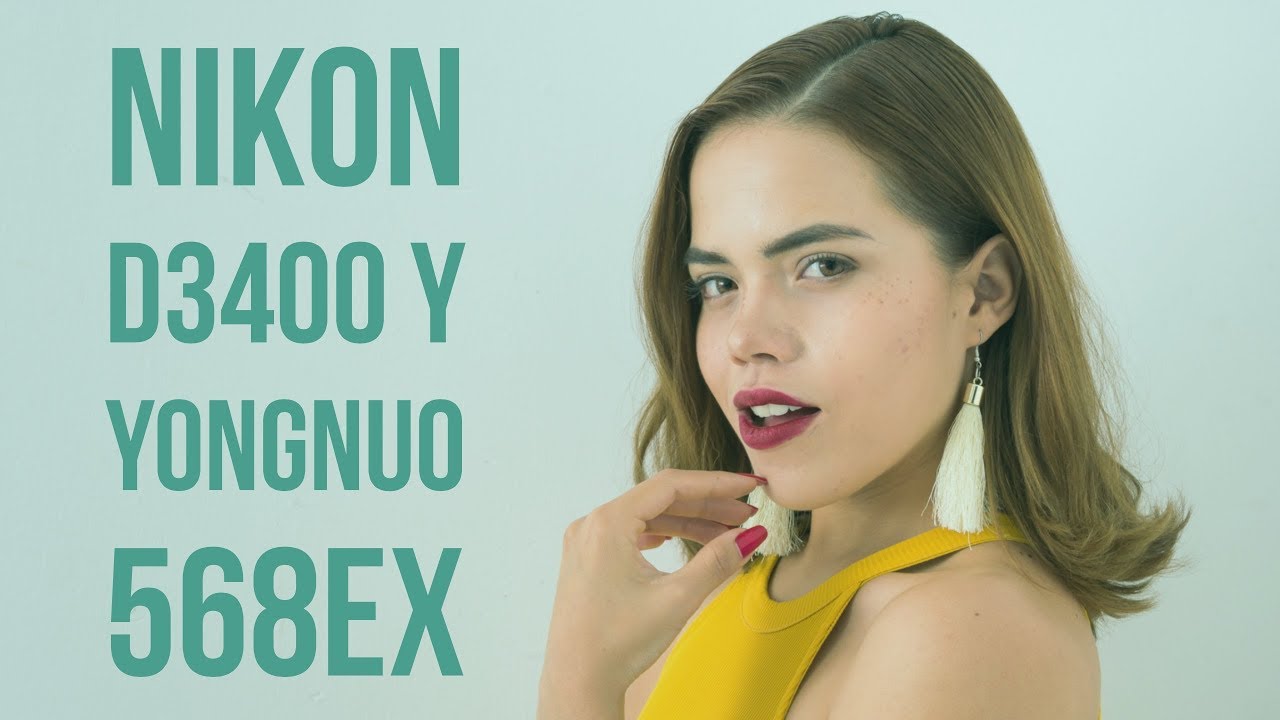 Sesión de fotos con Nikon D3400 y Yongnuo 568EX