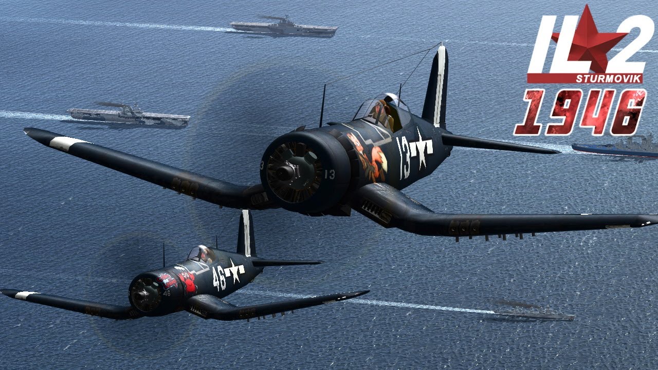 Full IL-2 1946 mission: The Corsair Boys V