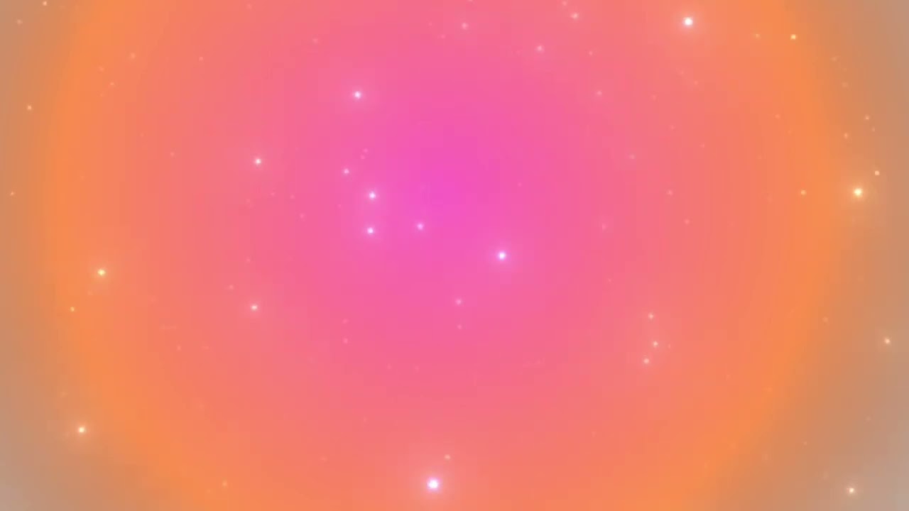 Pink Sunset & Fairy Dust Aesthetic Gradient Radial Background Screensaver for Wallpaper 🧚‍♀️☁️