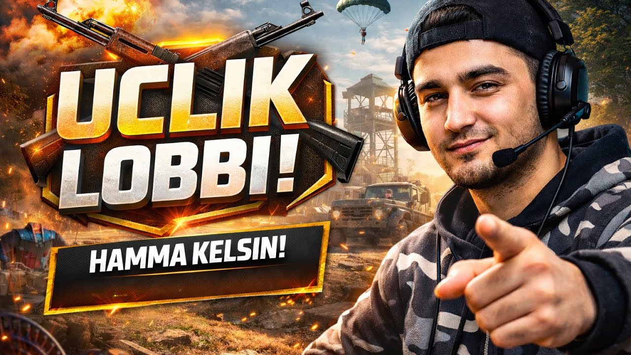 PUBG Mobile UCLIK Lobbi 🔥 O‘zbekcha Strim | Hammani Kutaman