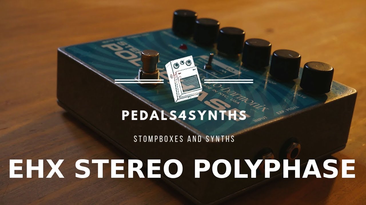 Pedals4Synths - EHX Stereo Polyphase on a SE-02 from Studio Electronics and Roland
