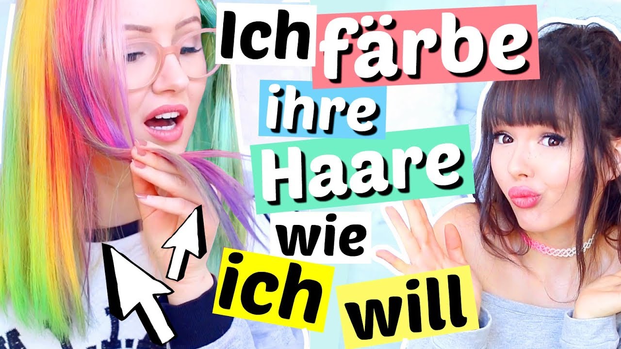 Ich f&auml;rbe die Haare meiner BFF wie ICH WILL 😱 | ViktoriaSarina