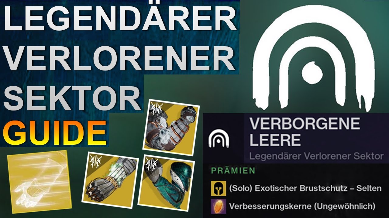 Destiny 2 Verlorener Sektor Verborgene Leere Grossmeister/Legendär Guide (Deutsch/German)