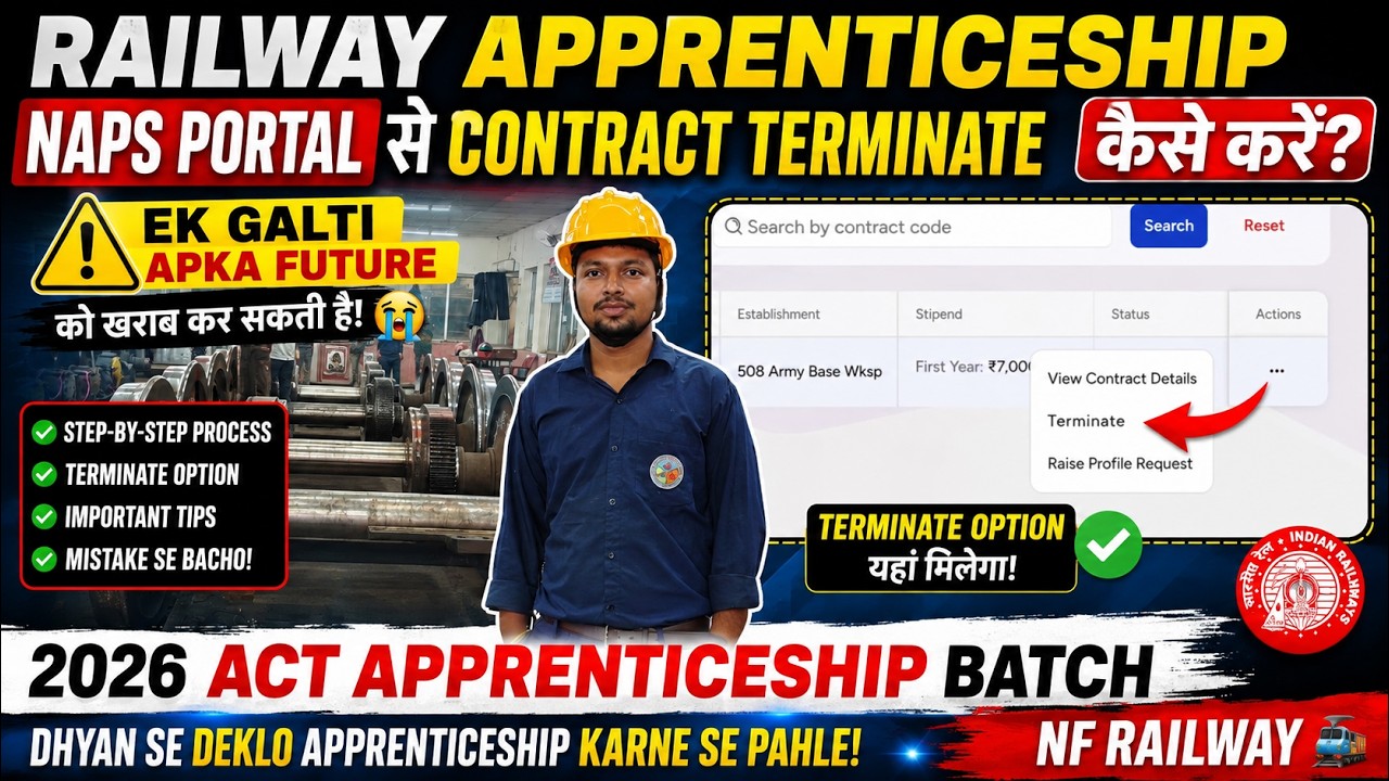 Don't make this mistake before starting your apprenticeship 😭 | NAPS Contract Termination 🥺 | 202...