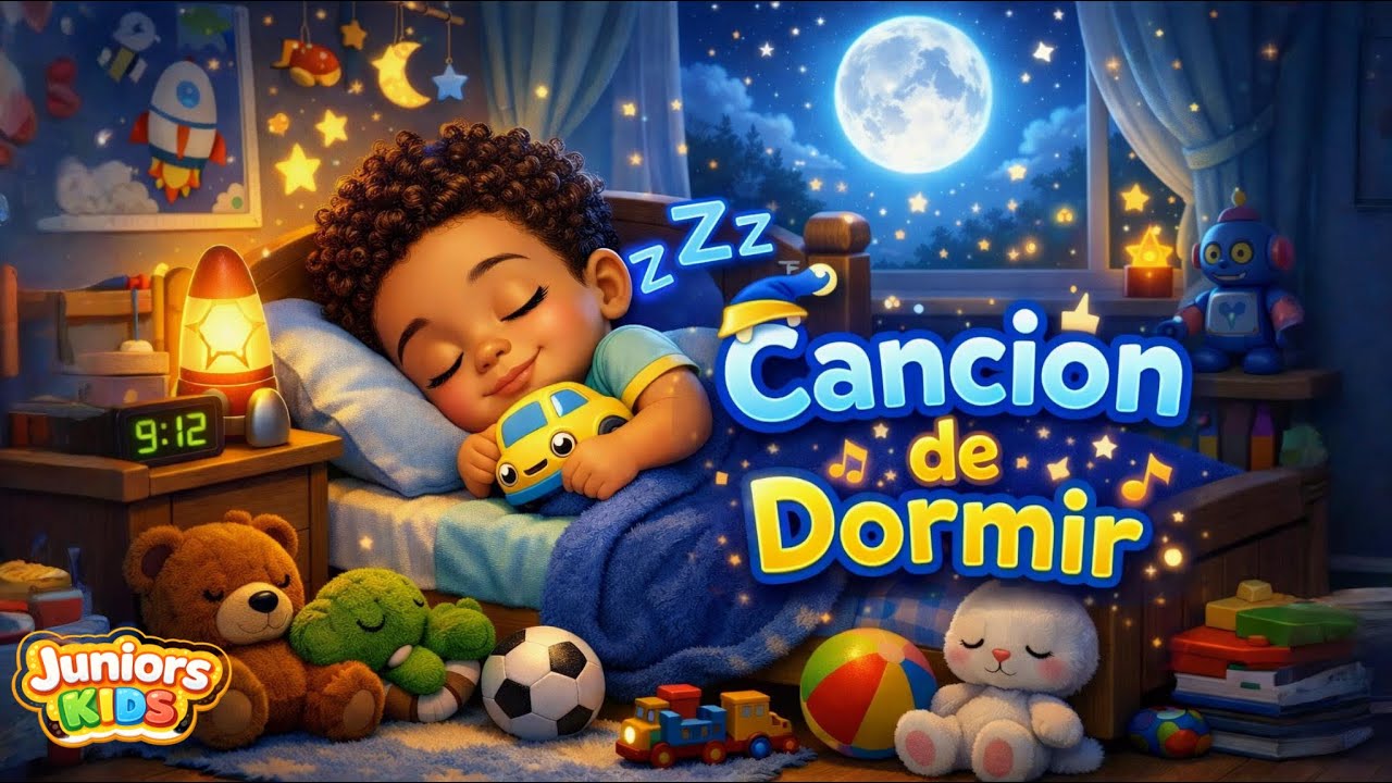 Canción Infantil para Dormir Niños 😴 | A Dormir Ya con Junior Kids 🌙✨