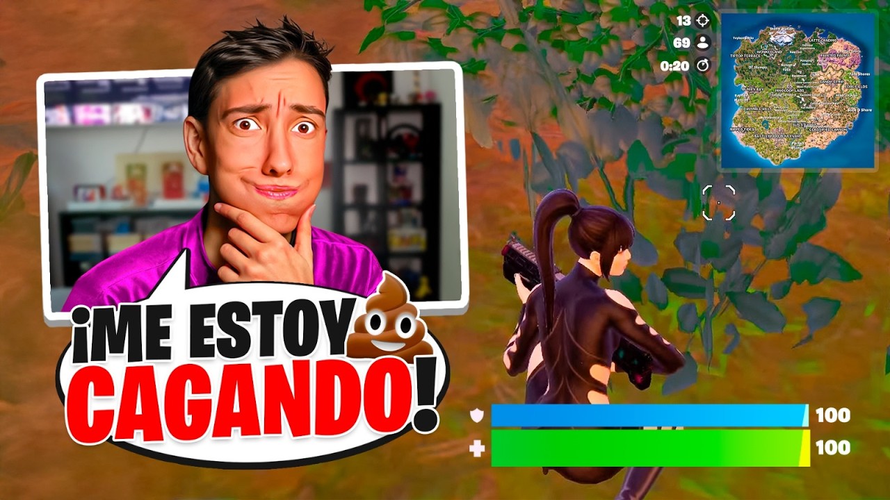 Me tuve que ir al BAÑO de URGENCIA y ACABÉ GANANDO la PARTIDA...