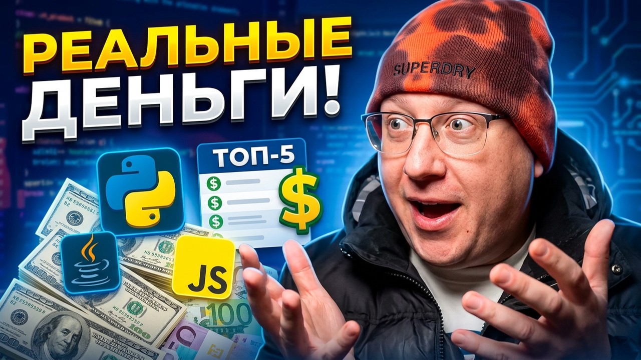 ТОП-5 языков программирования 2026: где реальные деньги