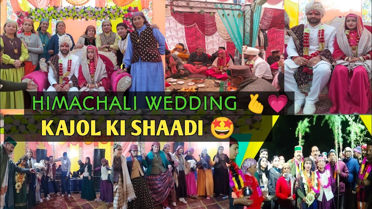 HIMACHALI WEDDING 💗||KAJOL KI SHAADI 🤩||KOTGARH||JAROL||TRADITIONAL||CULTURE||PAHADI||VILLAGE LIFE||
