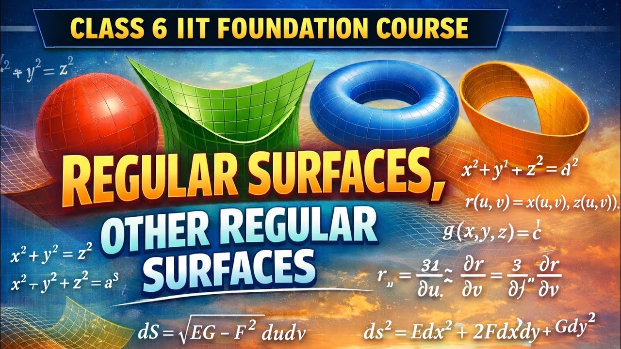 Other regular surface areas. Class-6 