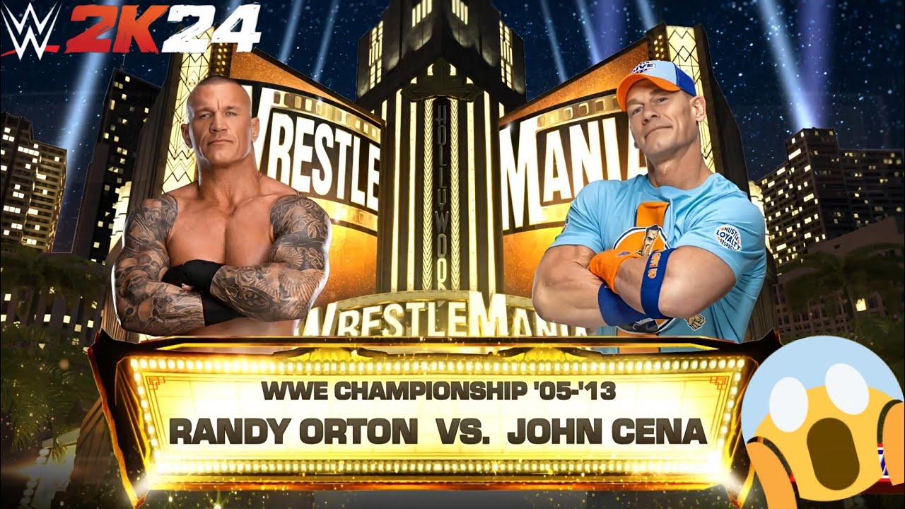 WWE 2K24 - Randy Orton vs John Cena | Iron Man Match for WWE Championship at WrestleMania 39