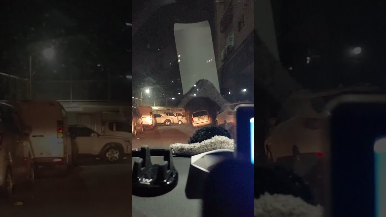 왕초보 야간주행 기아 레이 4