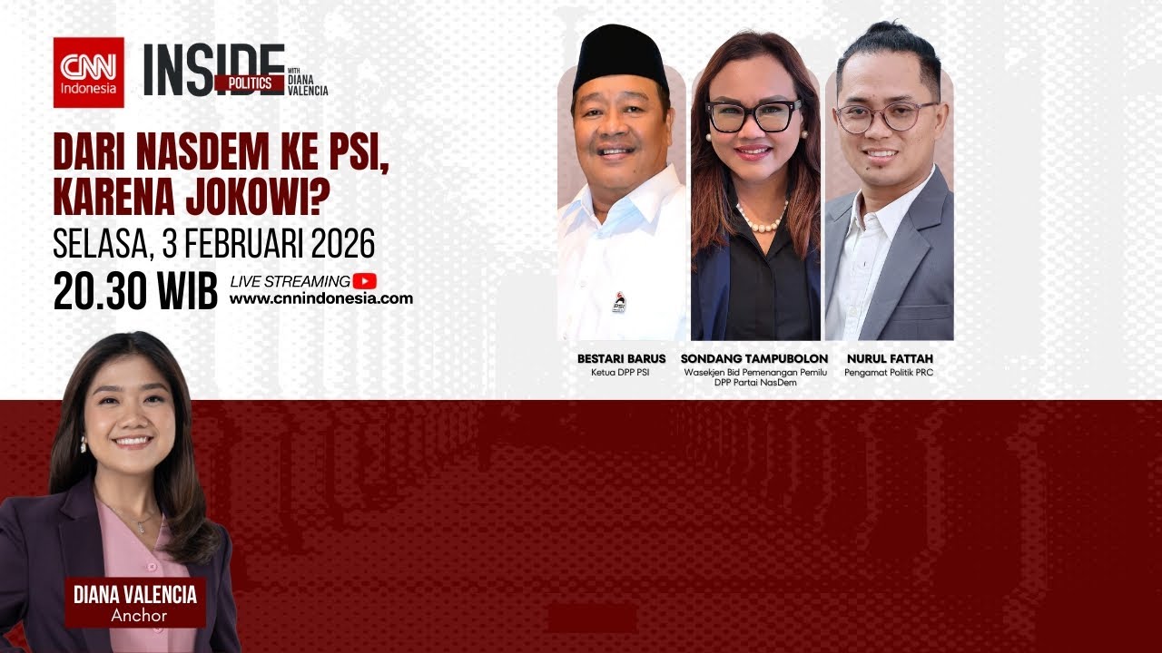 Dari Nasdem ke PSI, Karena Jokowi? | Inside Politics with Diana Valencia