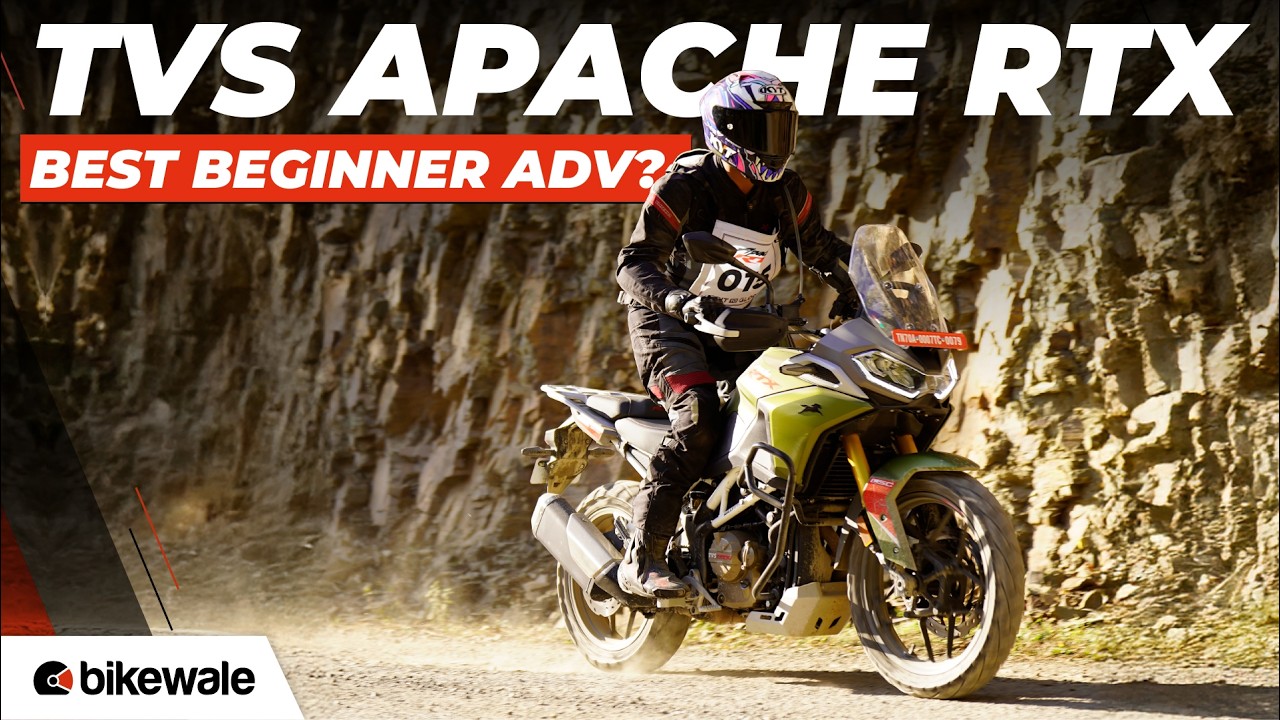 Обзор TVS Apache RTX I Лучший приключенческий турер для новичков? I BikeWale