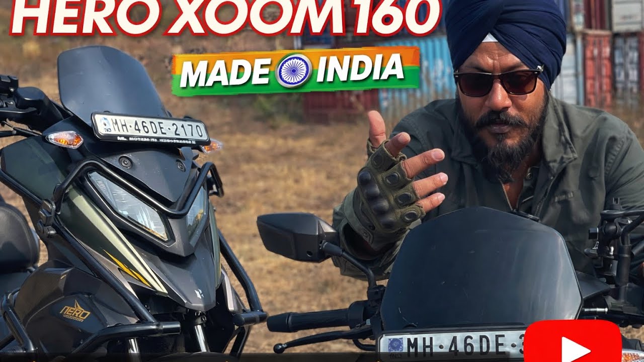 “HERO XOOM 160 is a powerful, practical, and stylish Maxi scooter. 🛵 