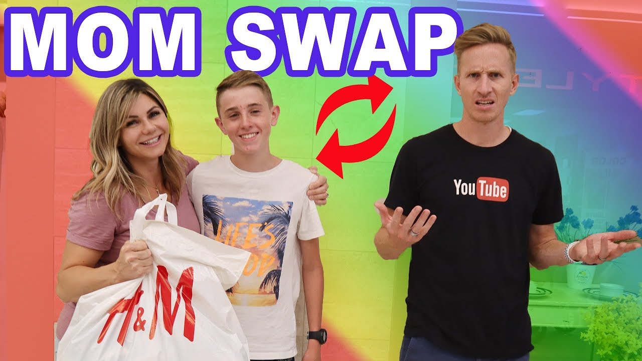 Mom Swap with The Leroys! Traded April for Shanna Back to school shopping