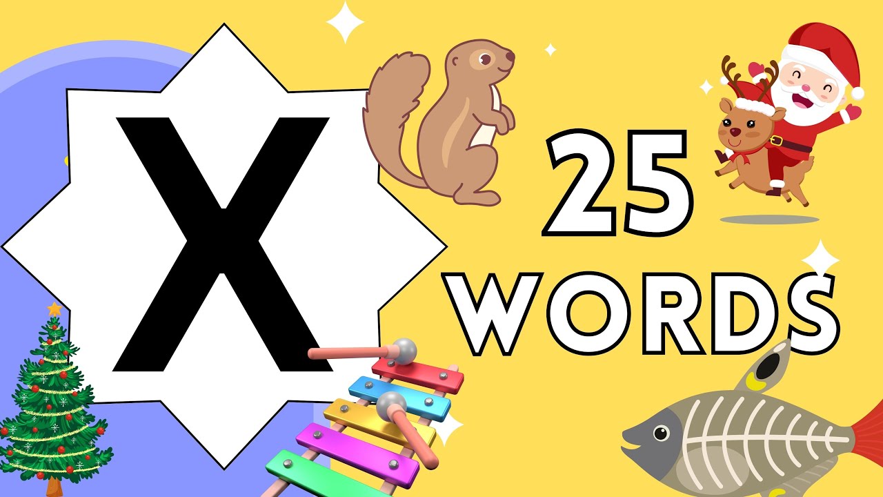 X Letter Words | 25 Words That Start With X | X Letter Words Vocabulary
