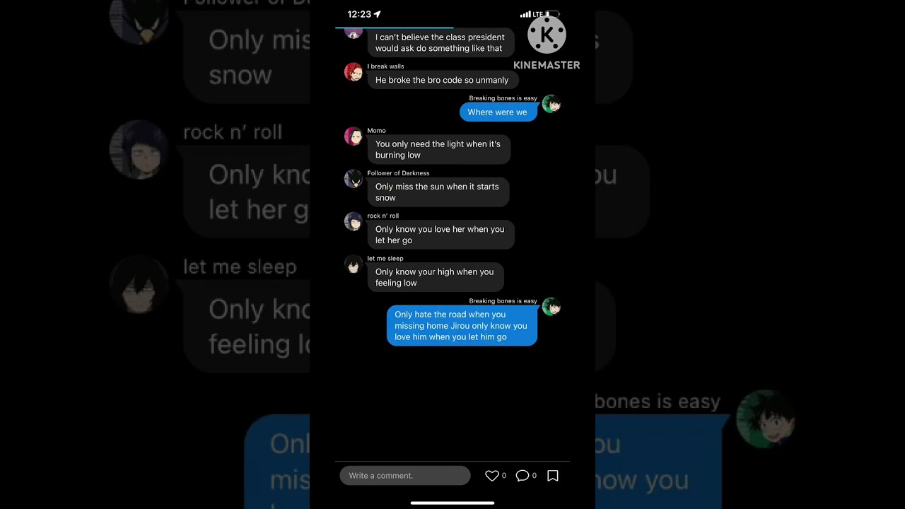 MHA//Lyric Prank// Let her GO By Passenger// Check Description