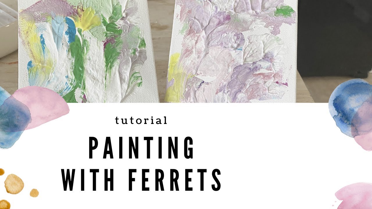 Easy Ferret Painting!